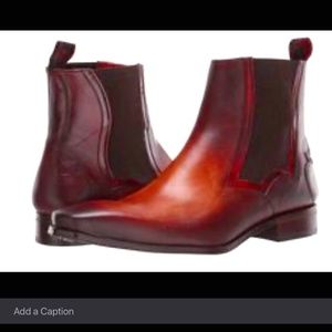 Jeffrey-West smooth leather Chelsea/chukka boot.10